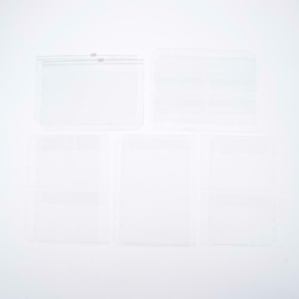 10Pcs Trading Card Sleeves Storage Wallets Album Pages, Transparent Game Card