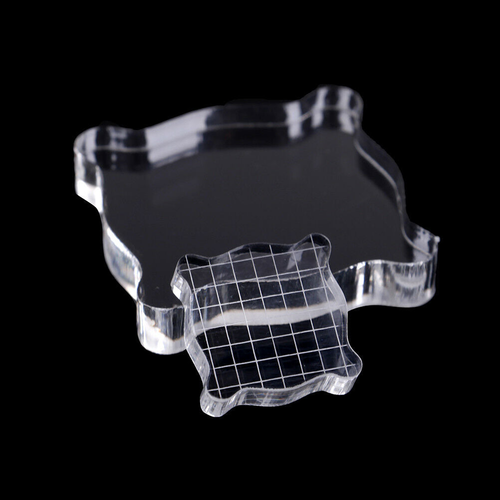 Handmade transparent scrapbook clear stamp pad DIY tool acrylic block  Jf.l8