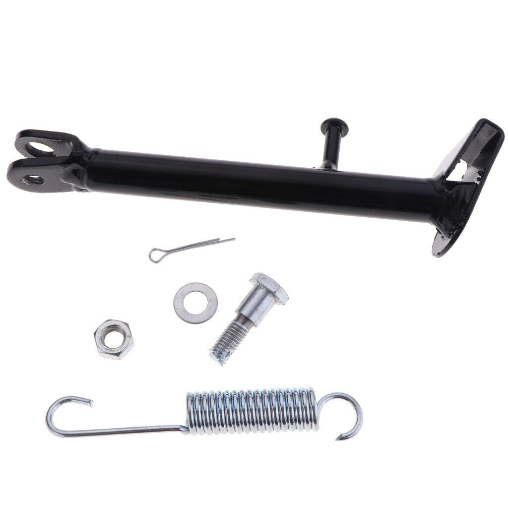 Black Motorbike Motorcycle Side Stand Holder Kickstand For Yamaha PW80 PY80