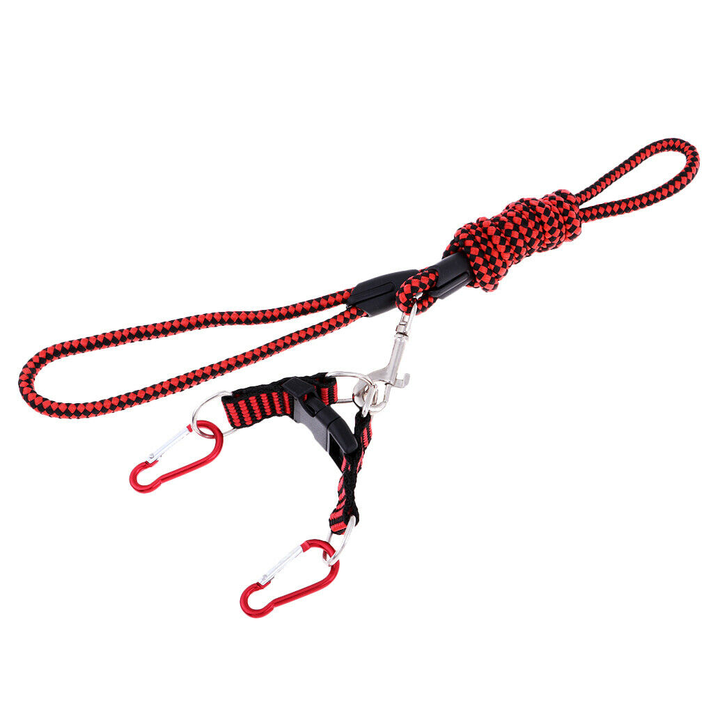 Remote controlled vehicle traction rope RC car trailer rope red