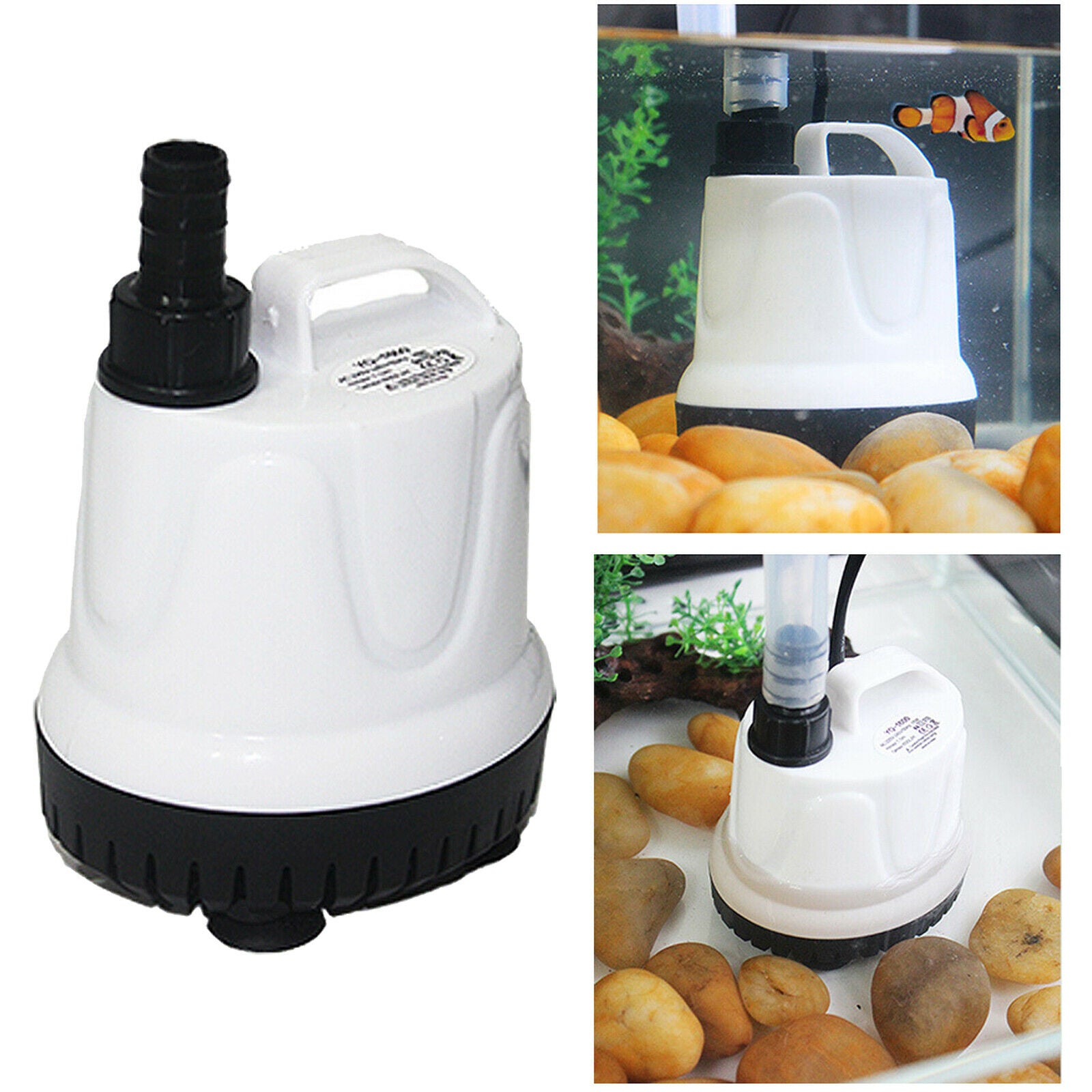 1pc Submersible Pump High Lift for Fish Tank Pond Aquarium Hydroponics 8W
