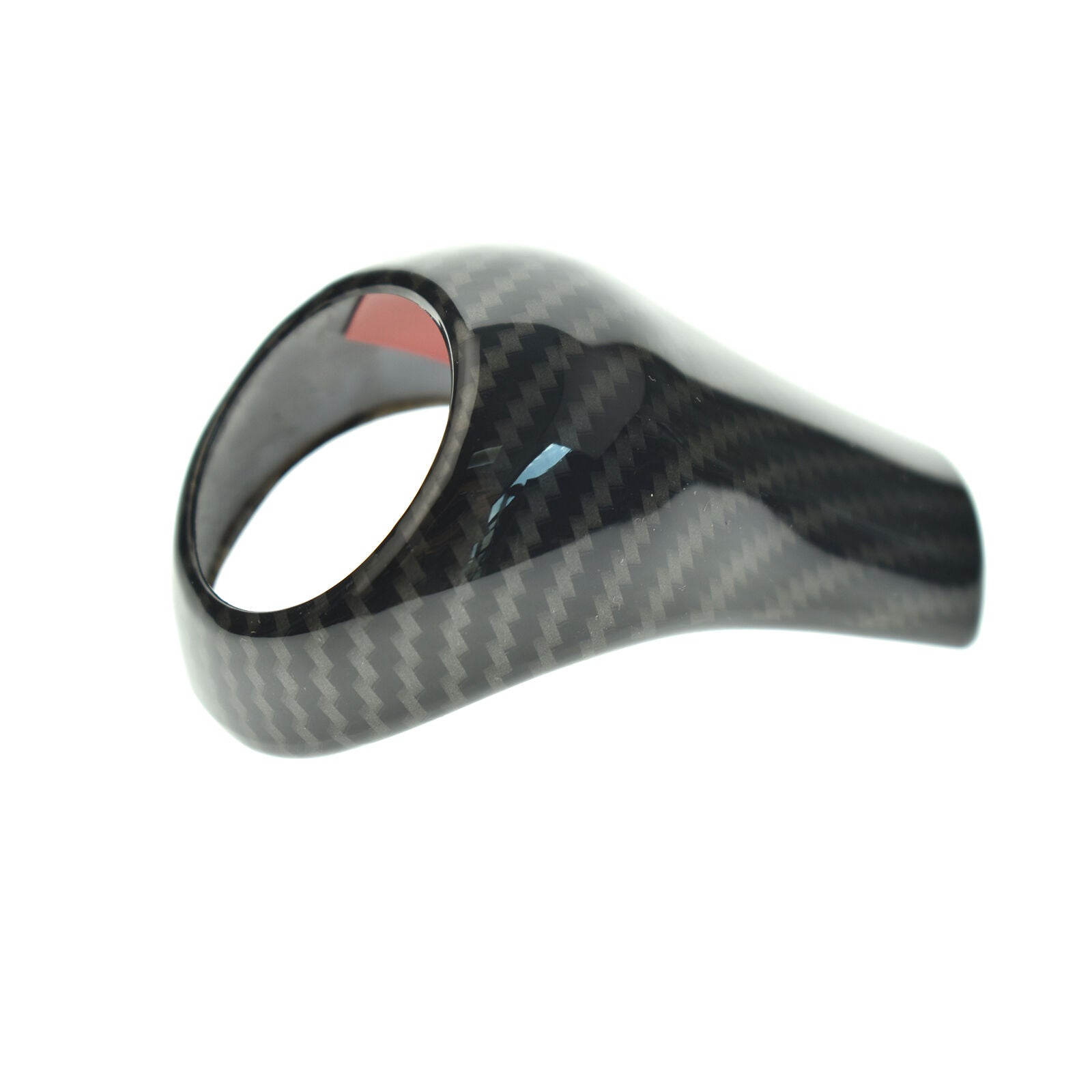 Carbon Fiber Style Gear Shift Knob Head Cover fit for Mercedes W204 W212