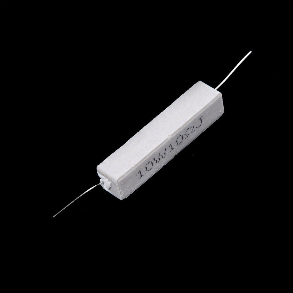 10 stücke 10 Watt 10 ohm 10R Widerstand Ceramic Cement Resistor 5% DIY KitAP SJ