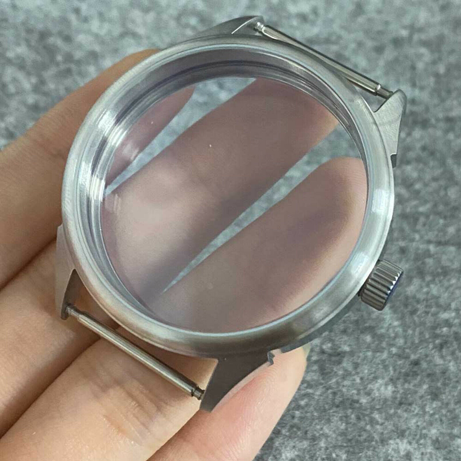 42MM Stainless Watch Case Bottom Watch Case for ETA6497 ST36 Watch Movement