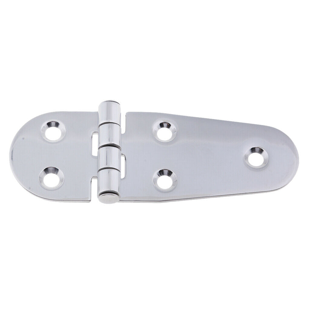 Boat Deck Cabin Hardware Stainless Door Hinge Marine Round Side 4" X 1.5"