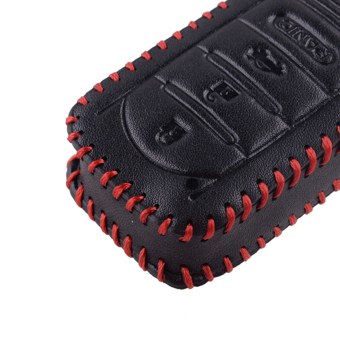 Leather Car Smart Key Fob Case Cover w/ Keychain Fit for Acura TL RDX ZDX ILX