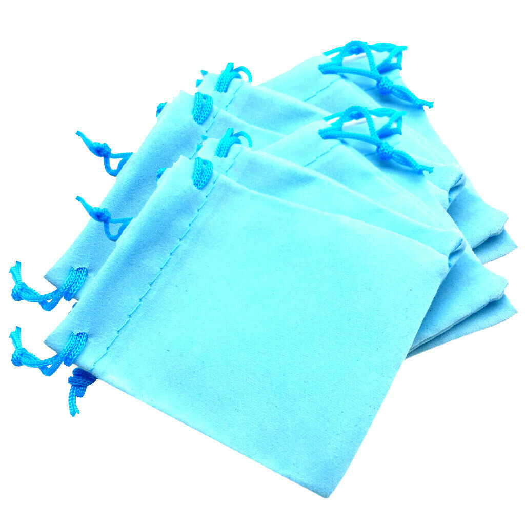 50x velvet tacshe gift wedding candy bags gift bags-blue
