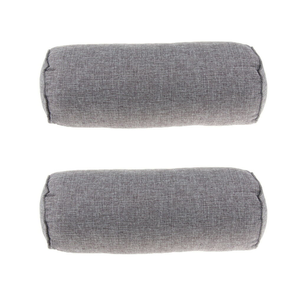2PCS Comfortable Back Neck Roll Pillow Orthopedic Sleep Pillows Foot Support