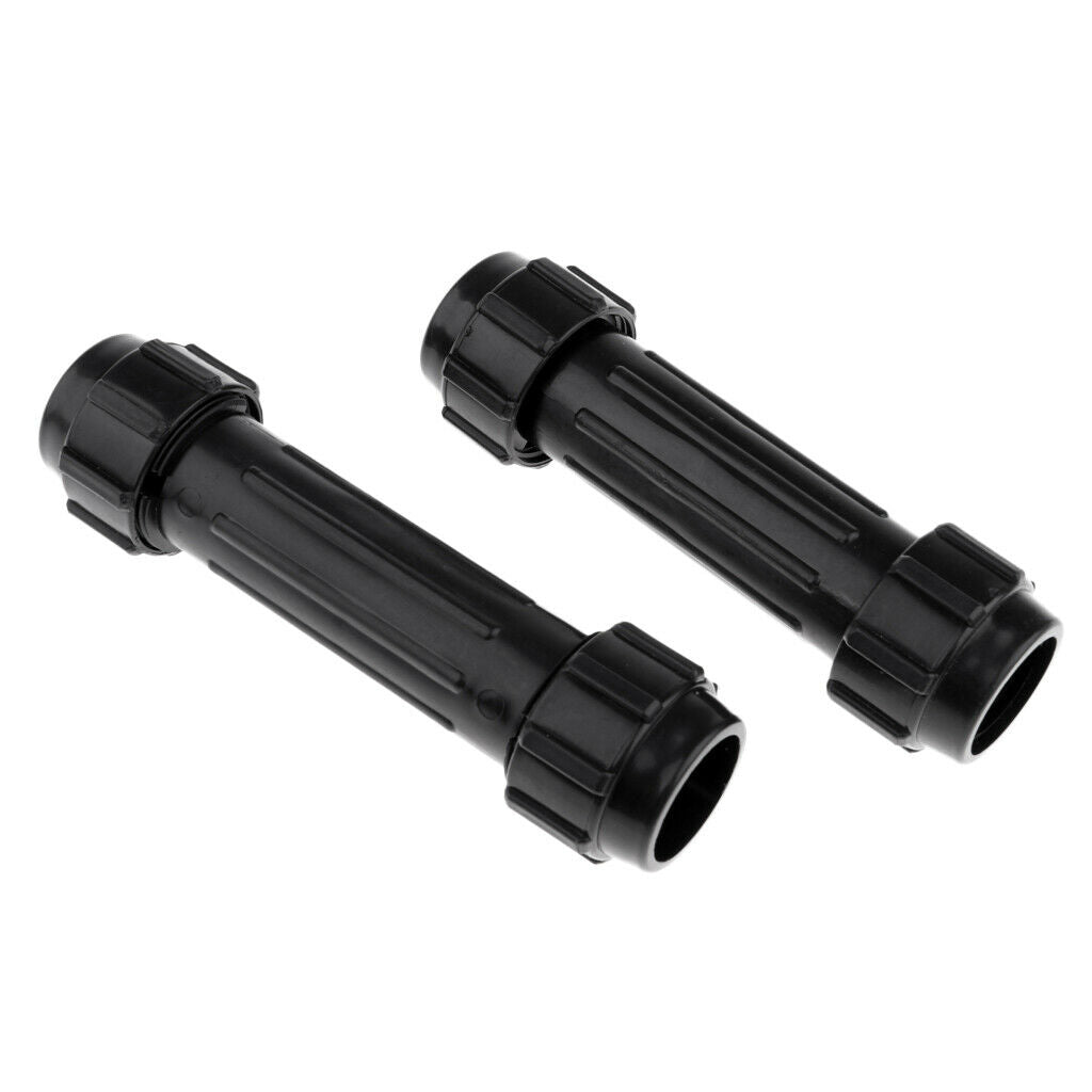 1 Pair Marine Kayak Canoe Dinghy  Paddle Oars Connector Joint Parts Black