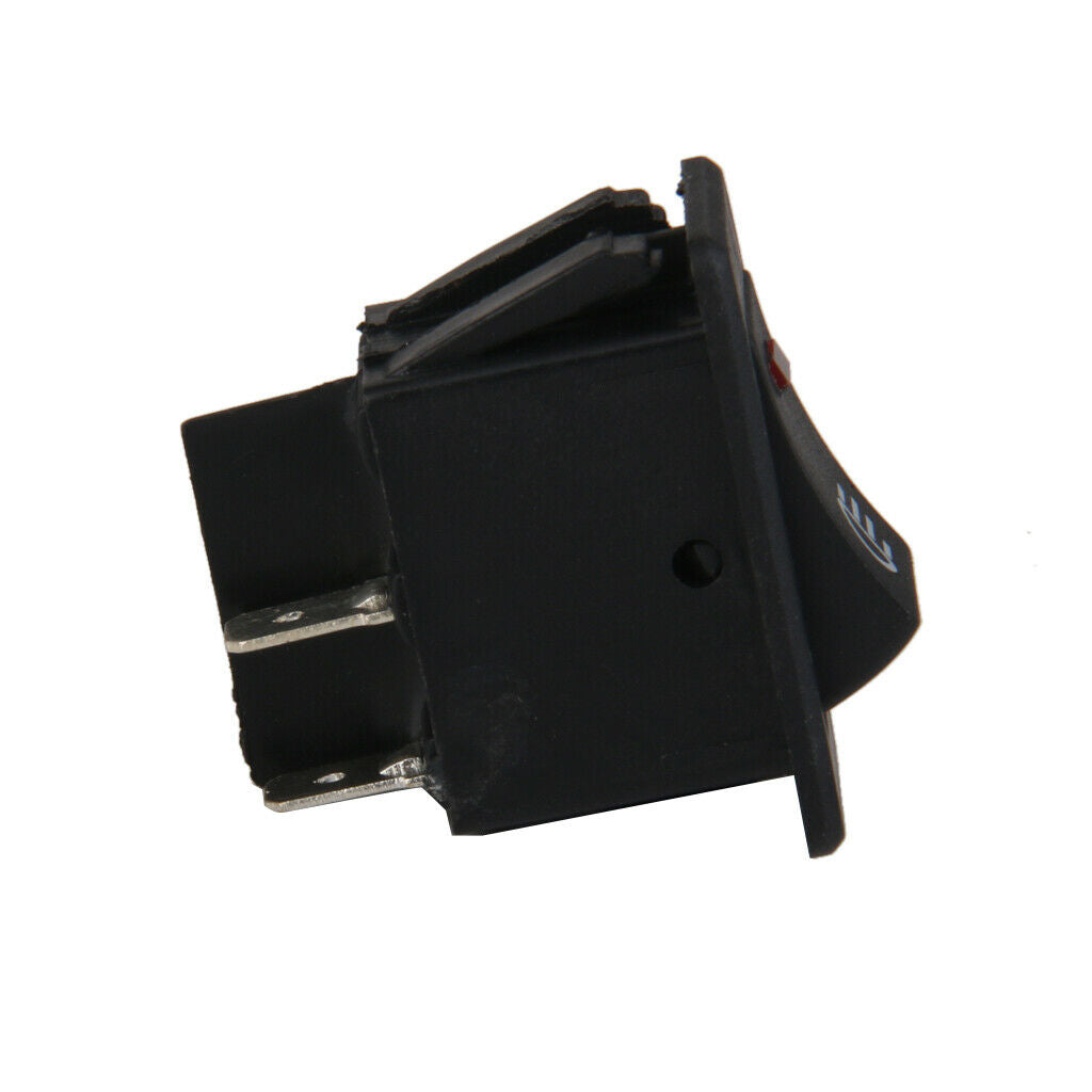 12V 35A Universal Car Fog Light Rocker Switch LED Dash Dashboard 4Pin Red