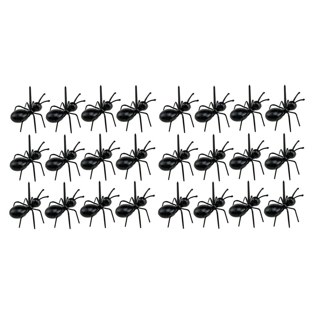 24PCS Reusable Ants Fruit Forks Sticks Cocktail Picks Party Service Supplies