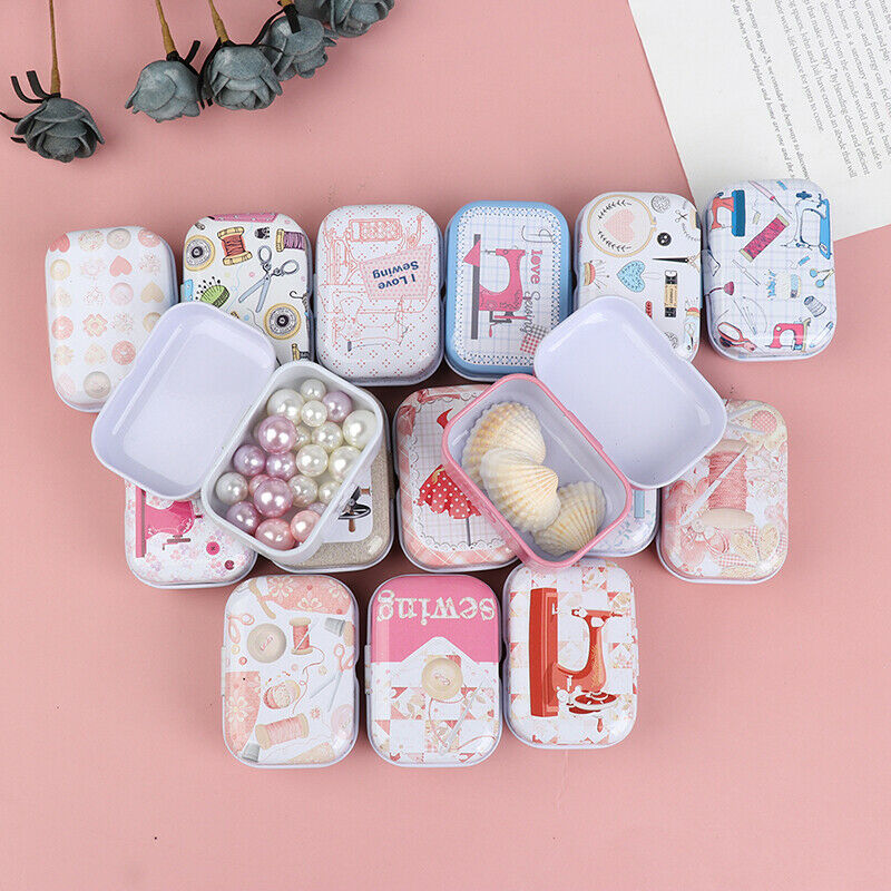 Mini Tin Box Sealed Jar Packing Jewelry Candy Small Storage Cans Coin Gi.l8
