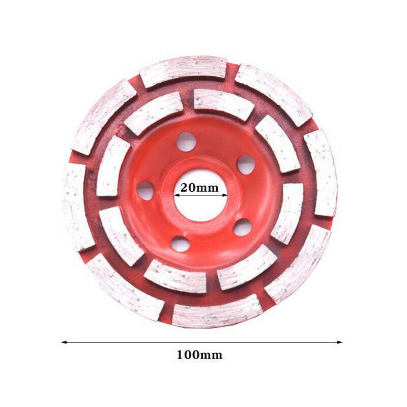 100MM Grinding Wheel Disc Stone Chain Carving For Diamond Angle Grinder 20mmHole