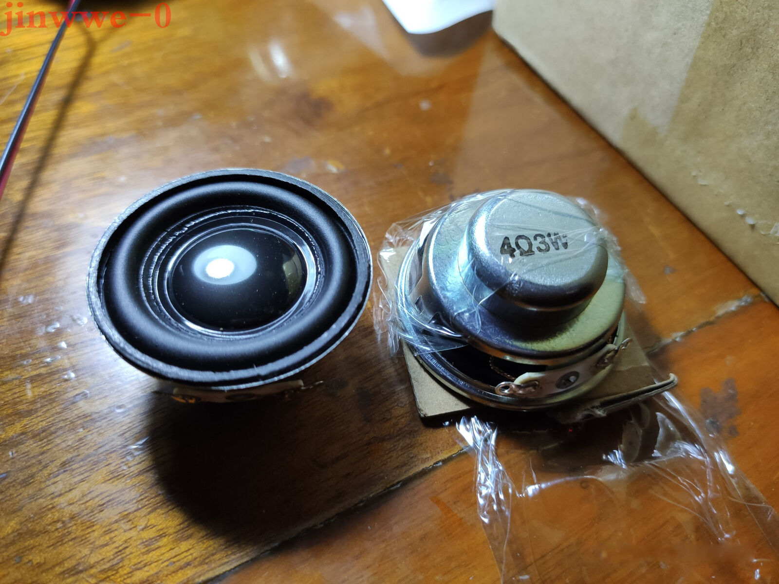 2PCS speaker 4ohm 3W 40MM rubber edge dedicated for audio components