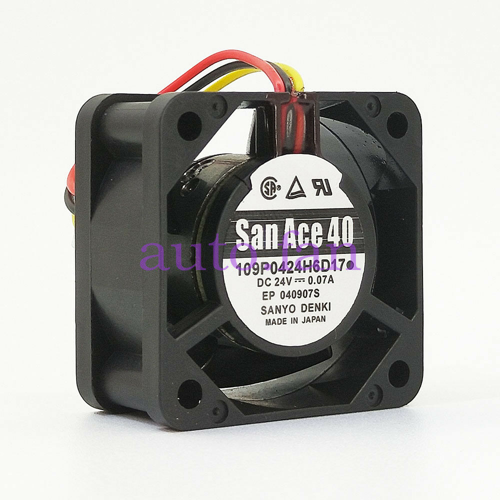 1Pcs For 109P0424H6D17 Sanyo Denki Fan DC24V 0.07A