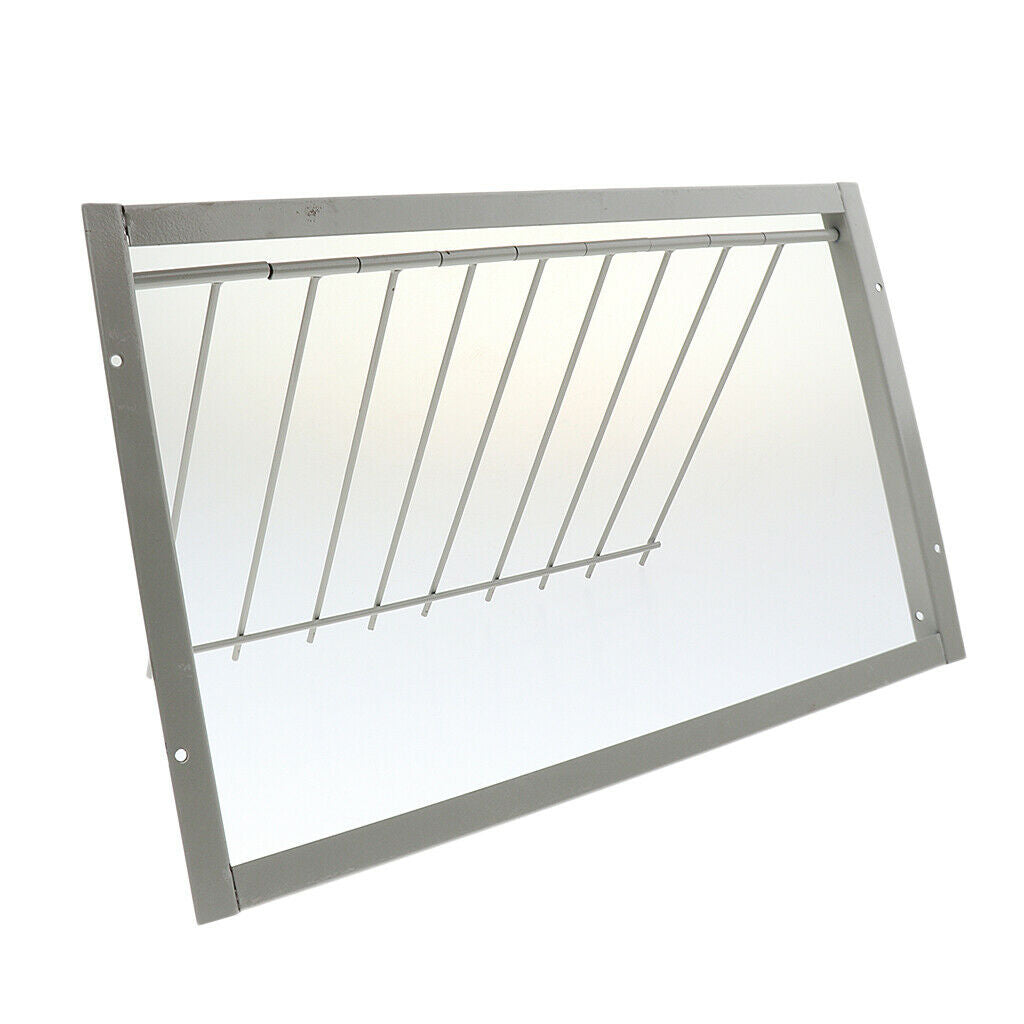 Durable Iron Pigeon Bird Entrance Trap Loft Window Door for Birds Pigeons M