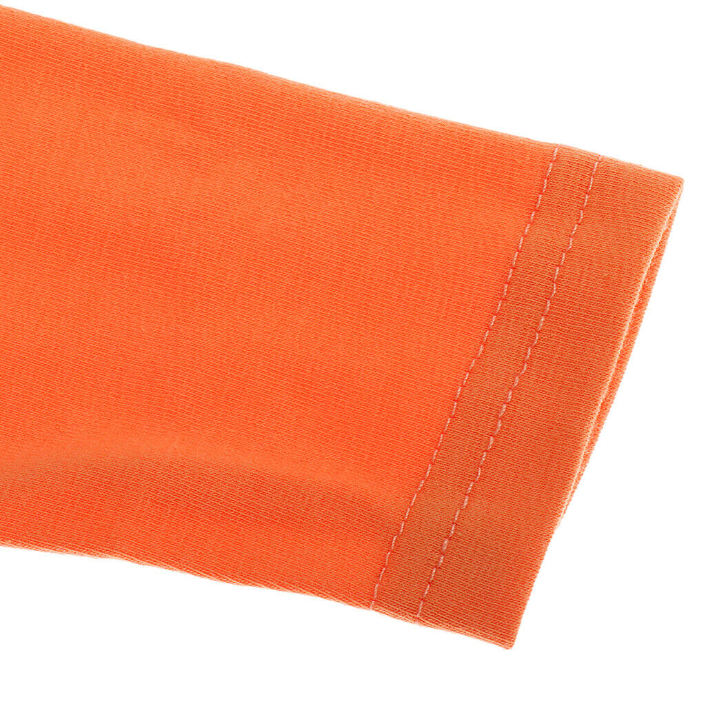 Stylish Kids Girls Orange T-shirt Tops and Black Pants 2Pcs Outfits 90cm