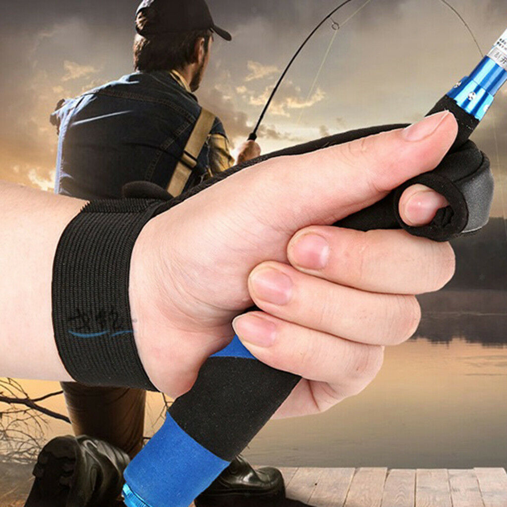 Elastic Fishing Single Finger Gloves Non-Slip Women Men One Finger Glove