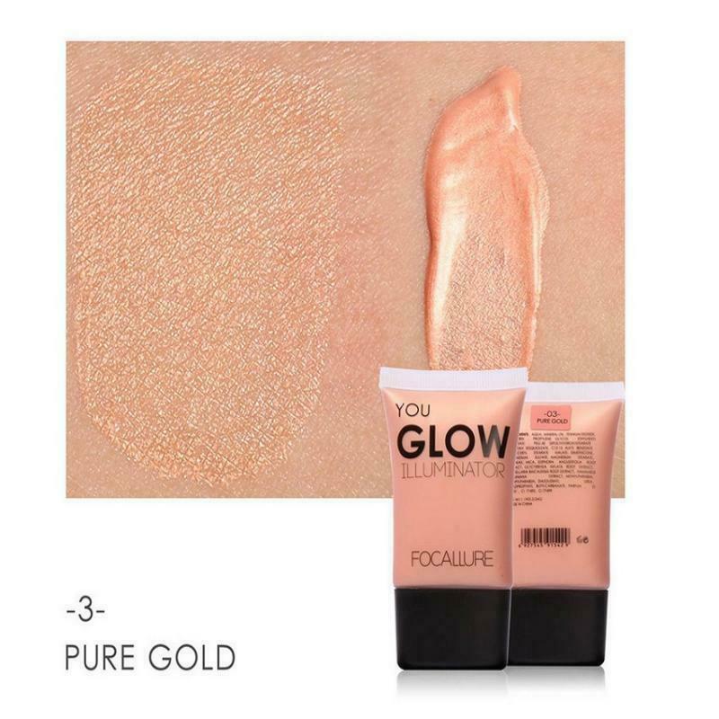 Liquid Highlighter Make Up Concealer Contour Face Glow Brightener Whitening