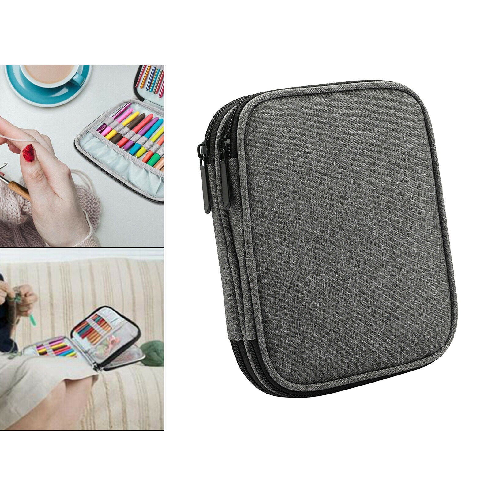 Travel Needles Bag Storage Organizer Case for Knitting Sewing Tools Hook