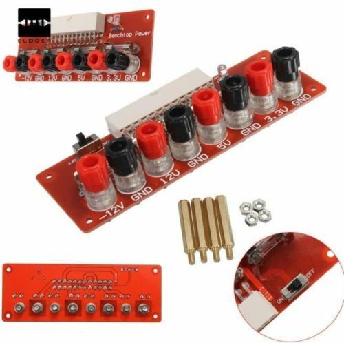 24 Broches ATX Benchtop Board Ordinateur PC Puissance Supply Breakout Adaptateur