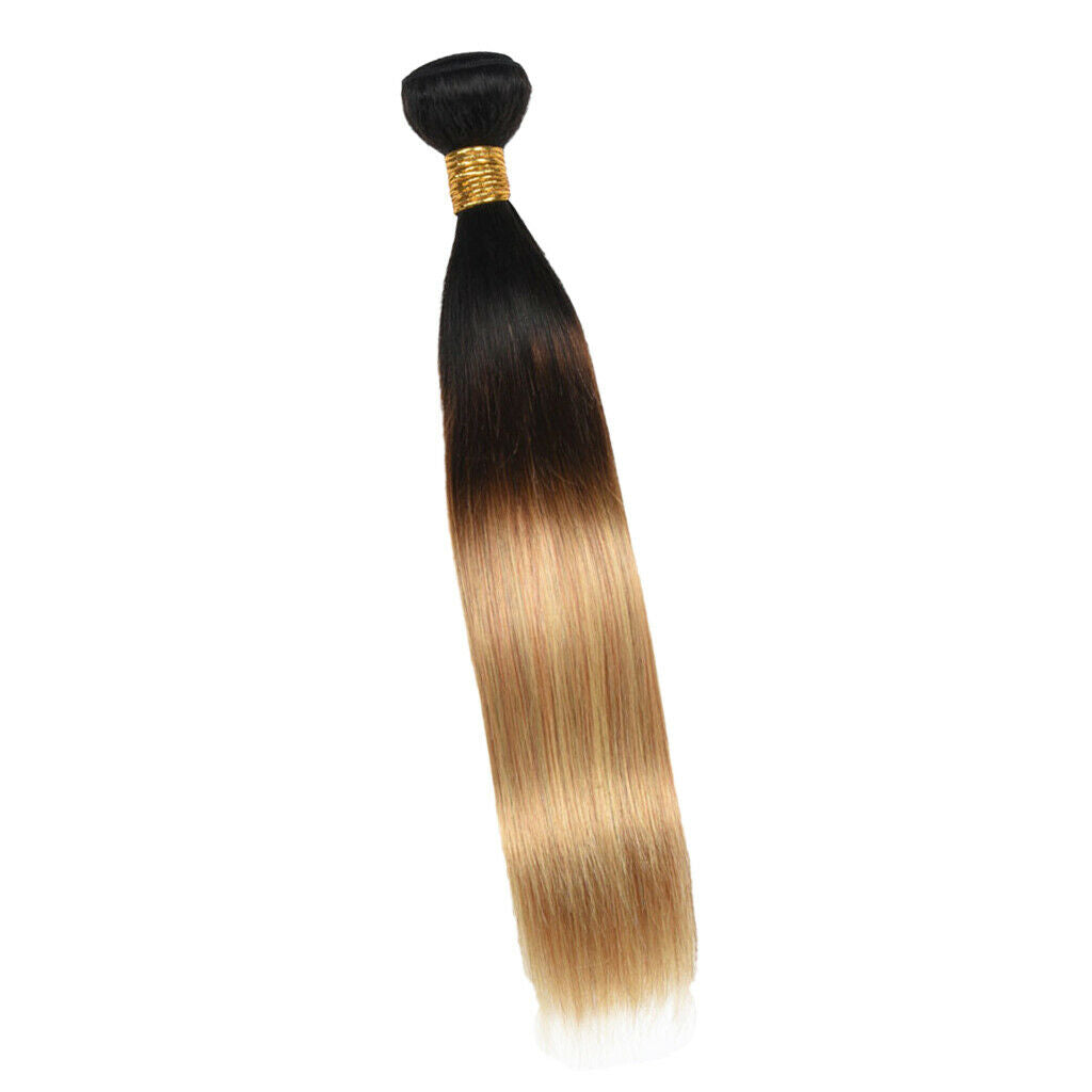 1 Piece 12'' Inches Human Hair Extension Bundle, 100%  Human Straight Hair ,