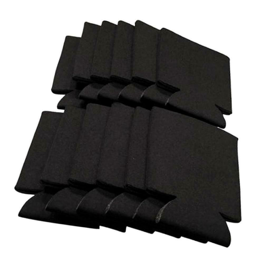 20pcs Beer Can Coolers Sleeves Foldable Drink Caddies for Parties Events BBQ