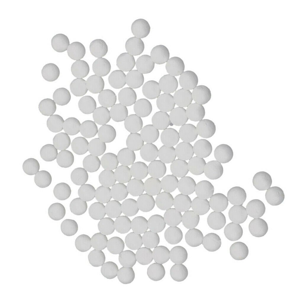 3X 100pcs Mini Foam Ball Polystyrene Foam Balls Thanksgiving Decor 15mm Round