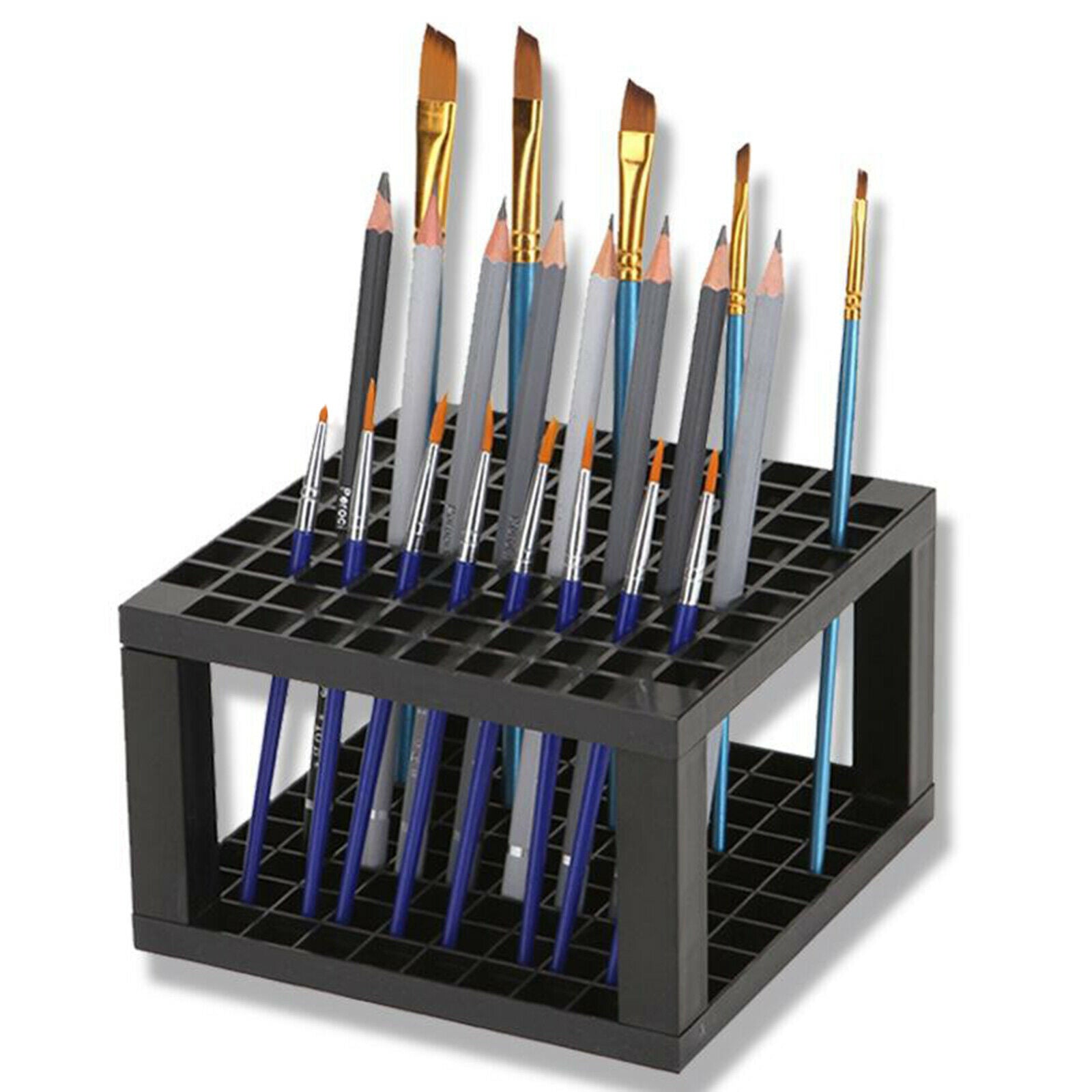 Pen Holder Durable Dresser Paint Organizer Desk Pencils Storage Rack Crayon