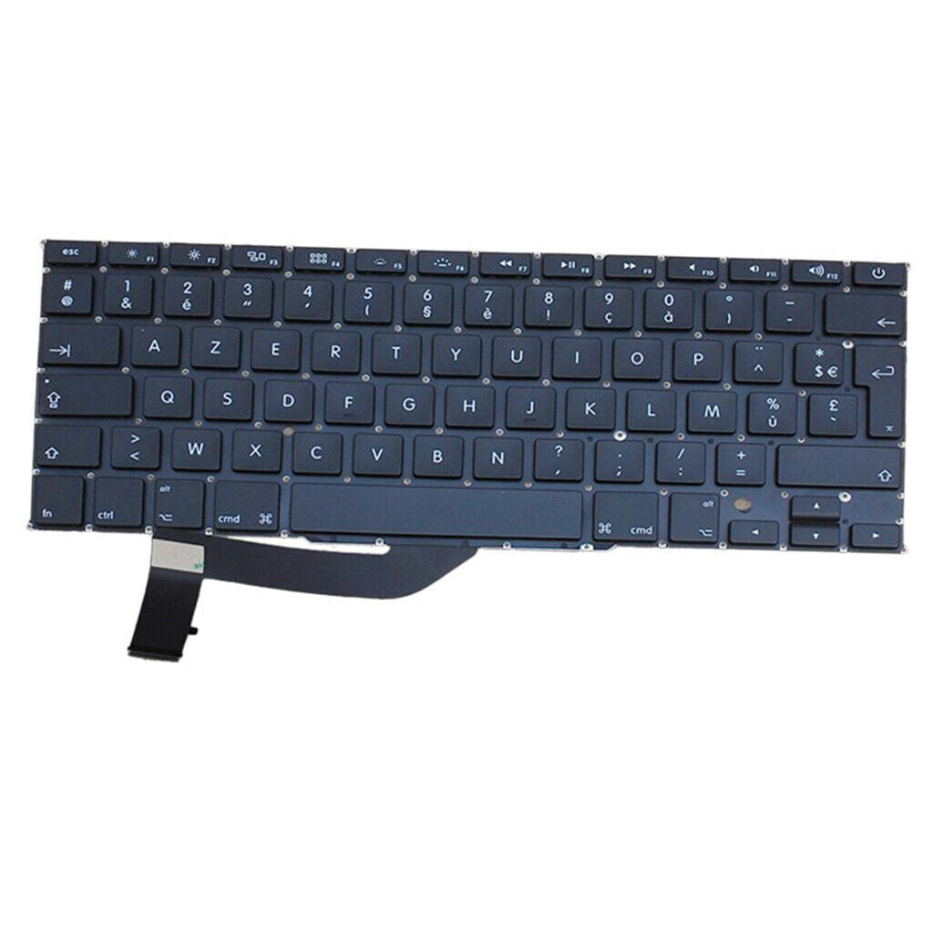 French Layout Keyboard Parts for MacBook Pro 15" A1398 MC975 With Backlit