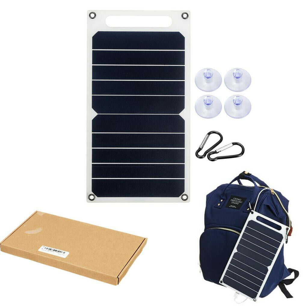 6V 6W Portable Solar Power Charging Panel USB Charger for Cell Phone Tablet