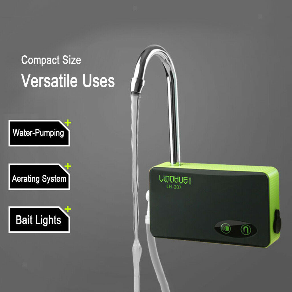 Oxygenated Aerator USB Rechargeable Air Water Absorber Water Pump Fishing