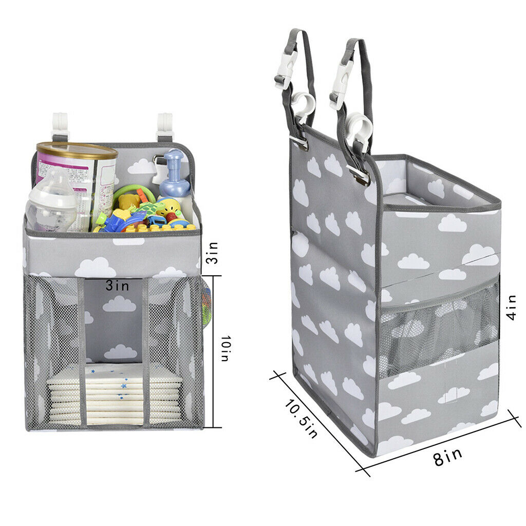 Baby Nursery Cradle Bed Diaper Change Hanging Rack Bracket