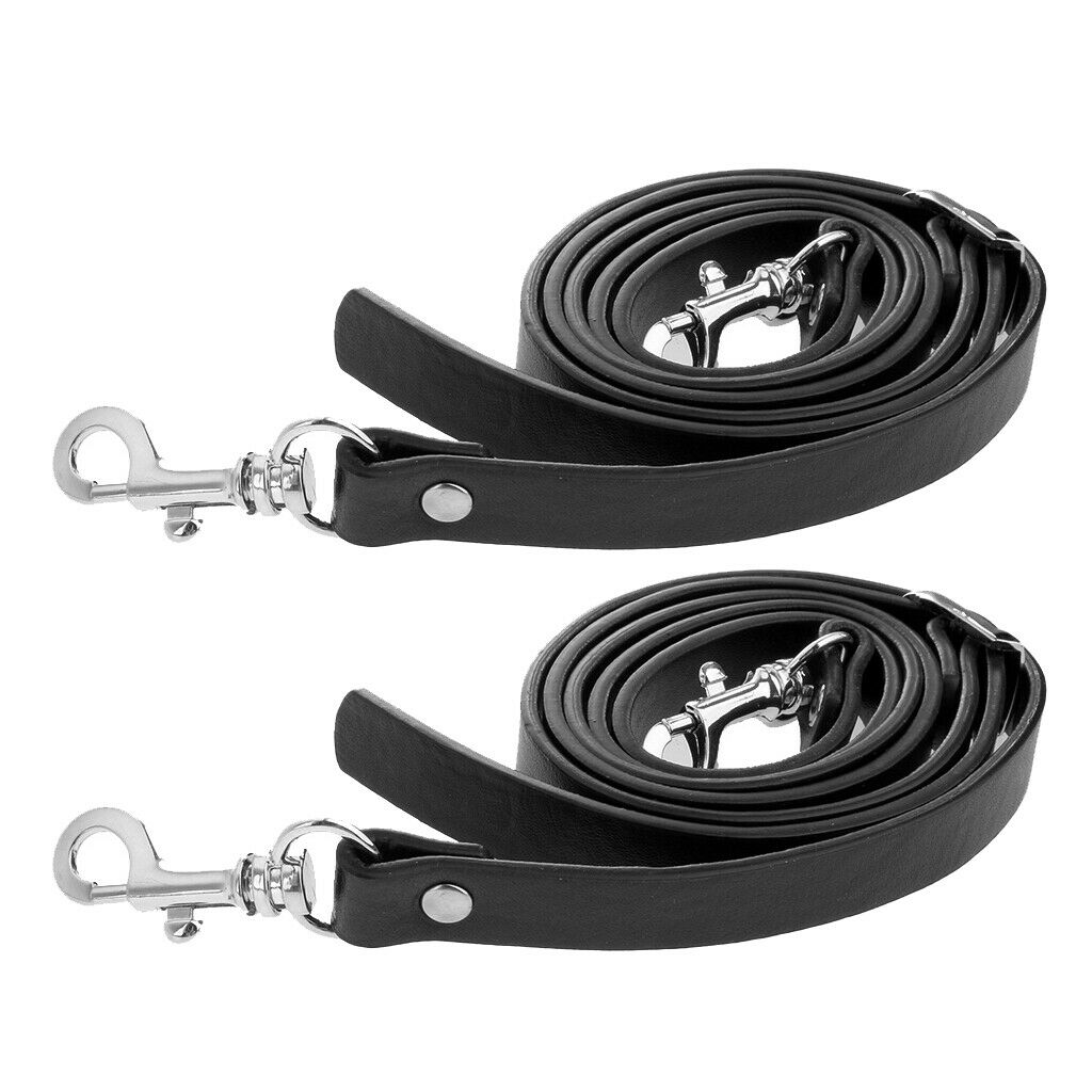 2 Pack Adjustable PU Leather Handbag Bag Handle Crossbody Bag Shoulder Bag Strap
