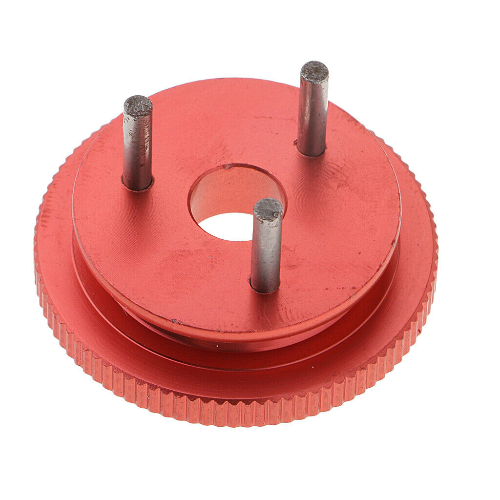 Alloy Upgrade Parts 3 Pin Flywheel for HSP 1/8 RC Gas- Car Red