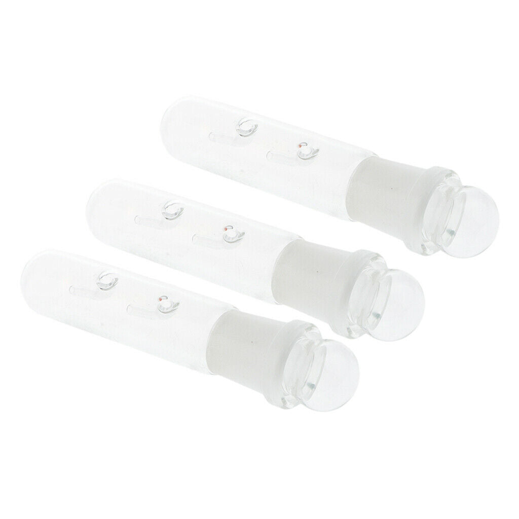3x Practical 2 Holes Acrylic Aquarium Worm Trap Fish Tank Leech Catcher