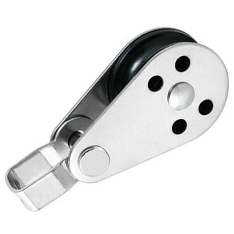 1Pc Stainless Steel 316 Pulley Block Rope Runner Kayak Boat  Anchor Troll Tt