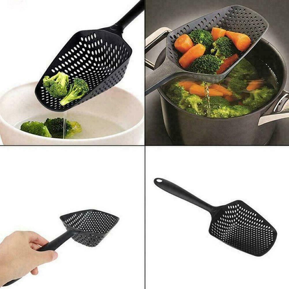 Kitchen Scoop Strainer Colander Soup Cooking Shovels Pasta Filter Spoon Large