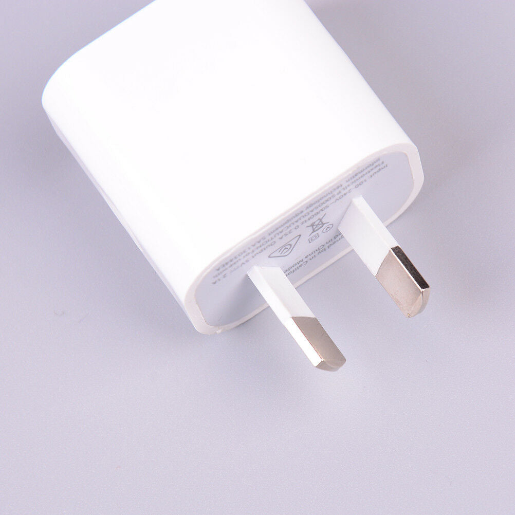 Universal travel 5V 2A dual USB AC wall home charger power adapter AU plug JO Fx