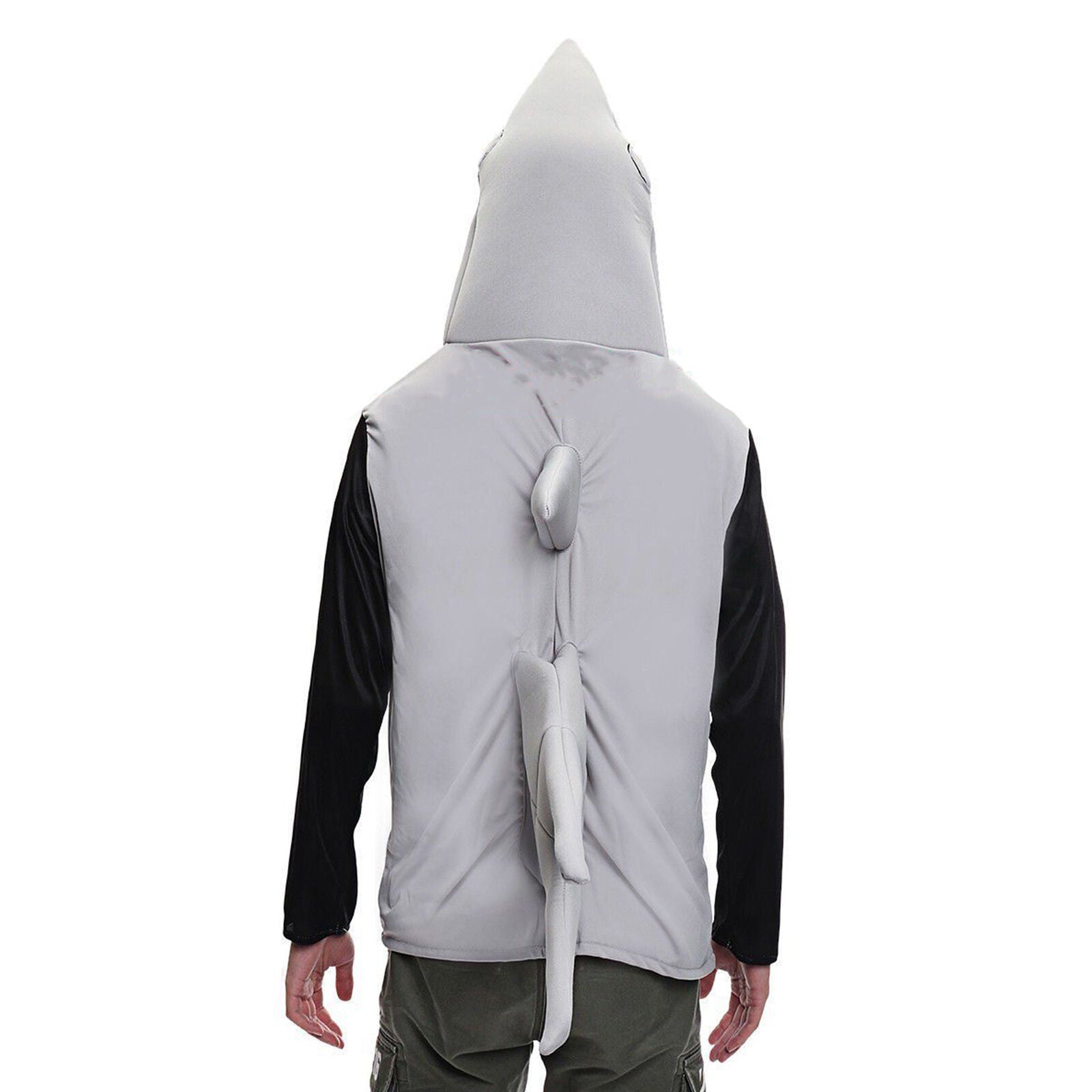 Jaws Shark Attack Costume Animal Unisex Jaw Fish Dress Clothes Halloween Prop x1