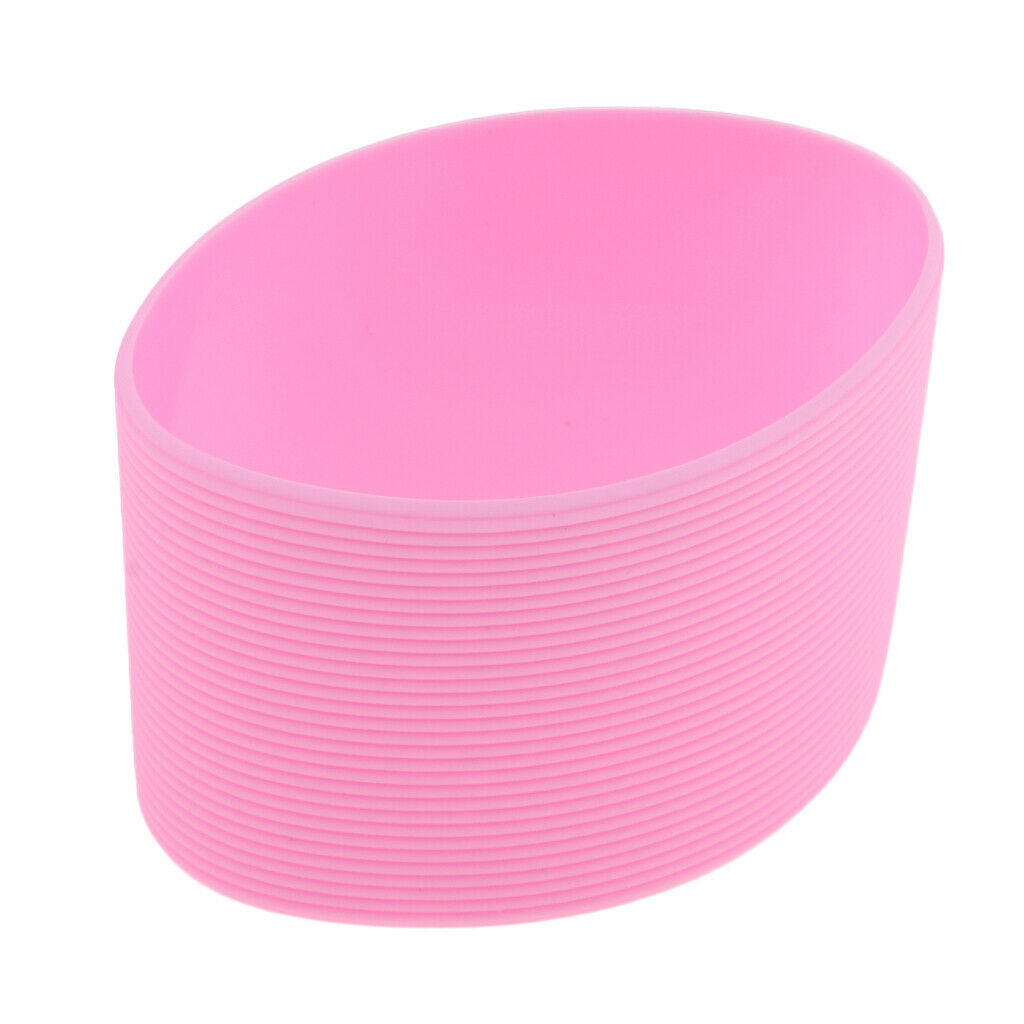 Prettyia 9Pcs Outdoor Silicone Round Non-slip Water Bottle Mug Cup Sleeve