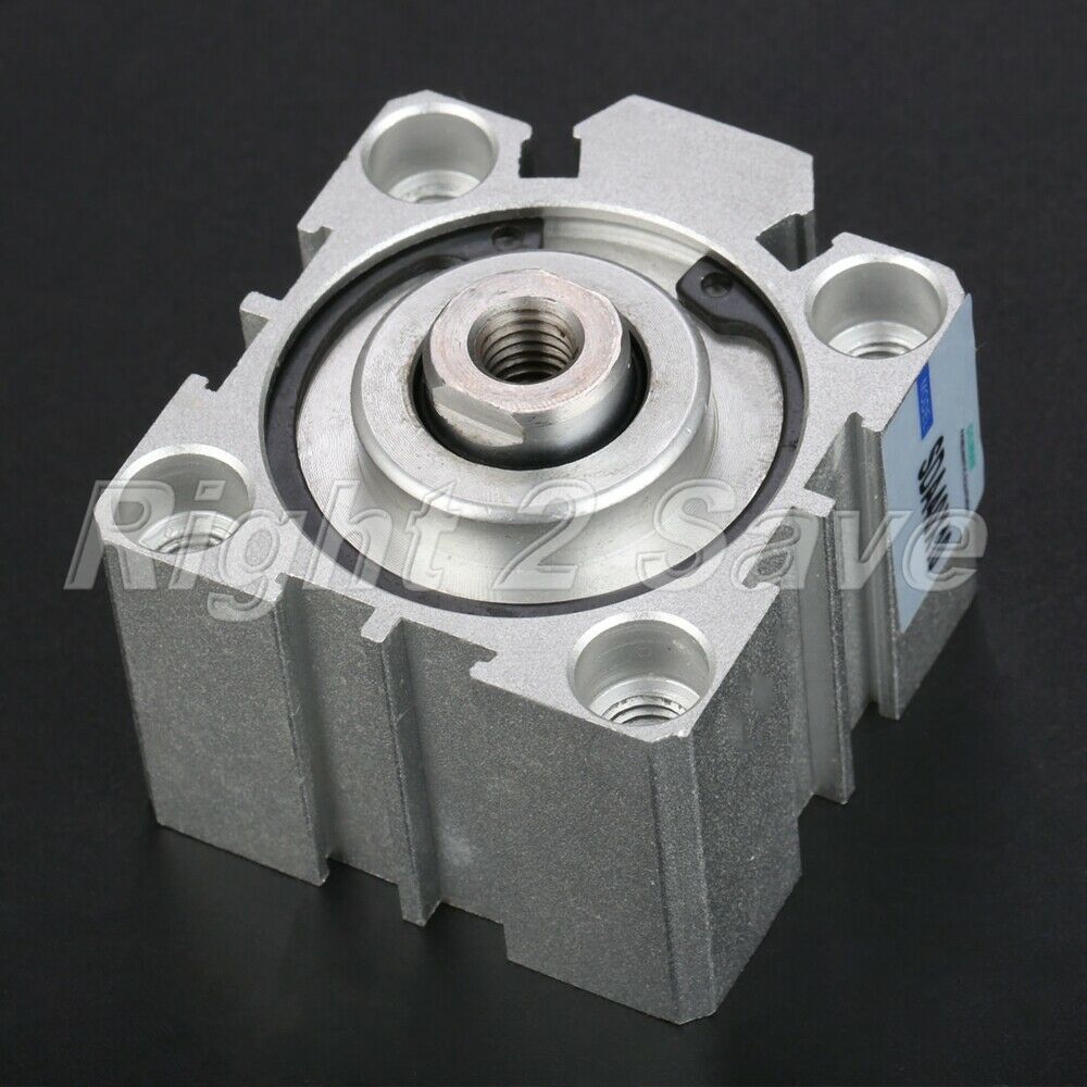 SDA40 x10 Pneumatic SDA40-10mm Double Acting Compact AIR Cylinder Aluminum Alloy