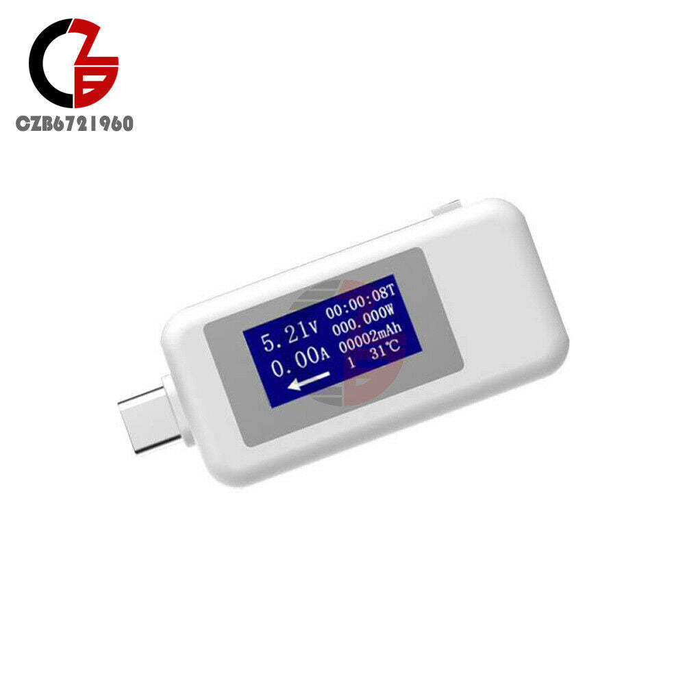 Type-C USB Tester DC Digital Dispaly Monitor USB-C Voltmeter Ammeter Detector