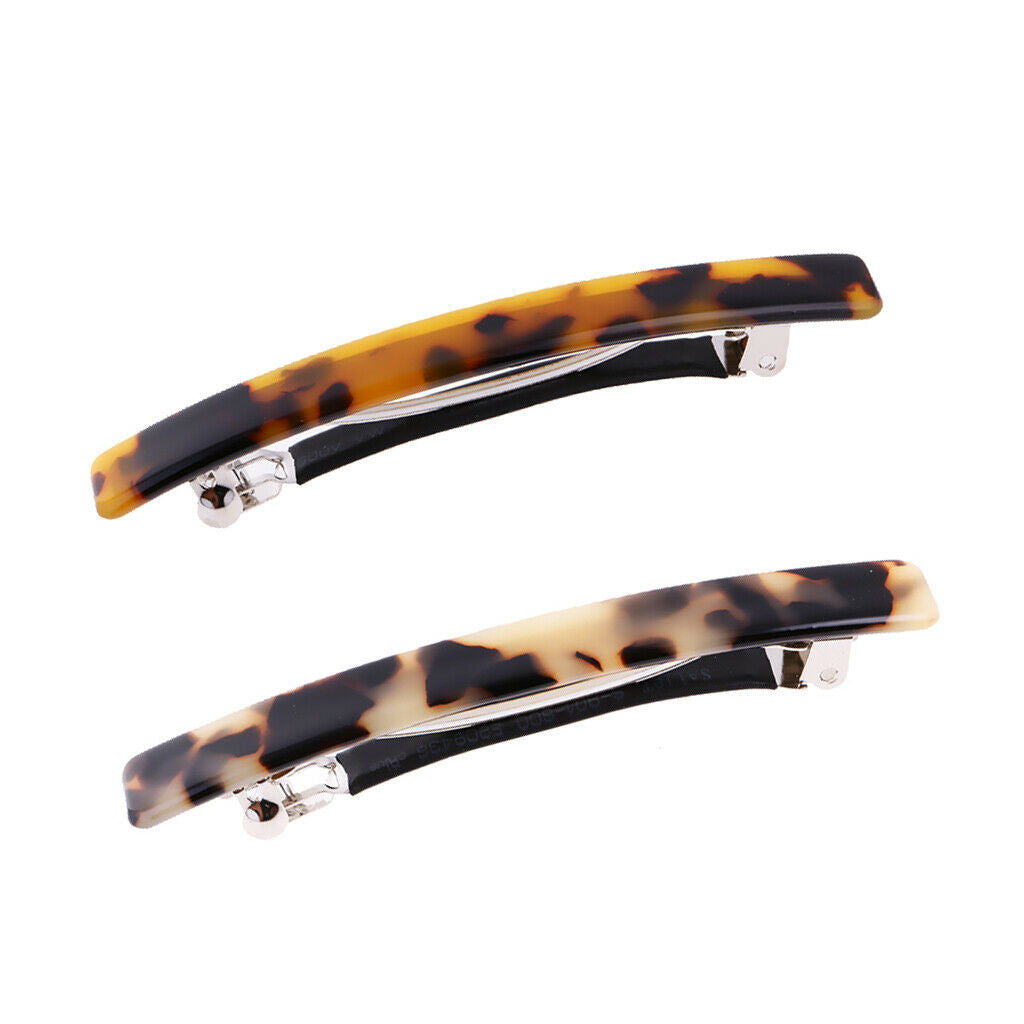 2x Women Ladies Headwear Barrette Clip Banana Ponytail Holder Hair Accessory