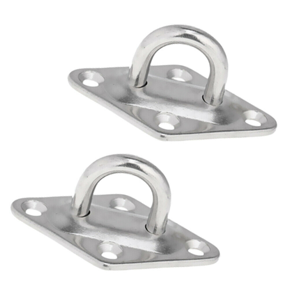 Stainless Steel 8mm Cover Plate Eye Plate Wall Eye Plate Lashing Eye Plate Wall