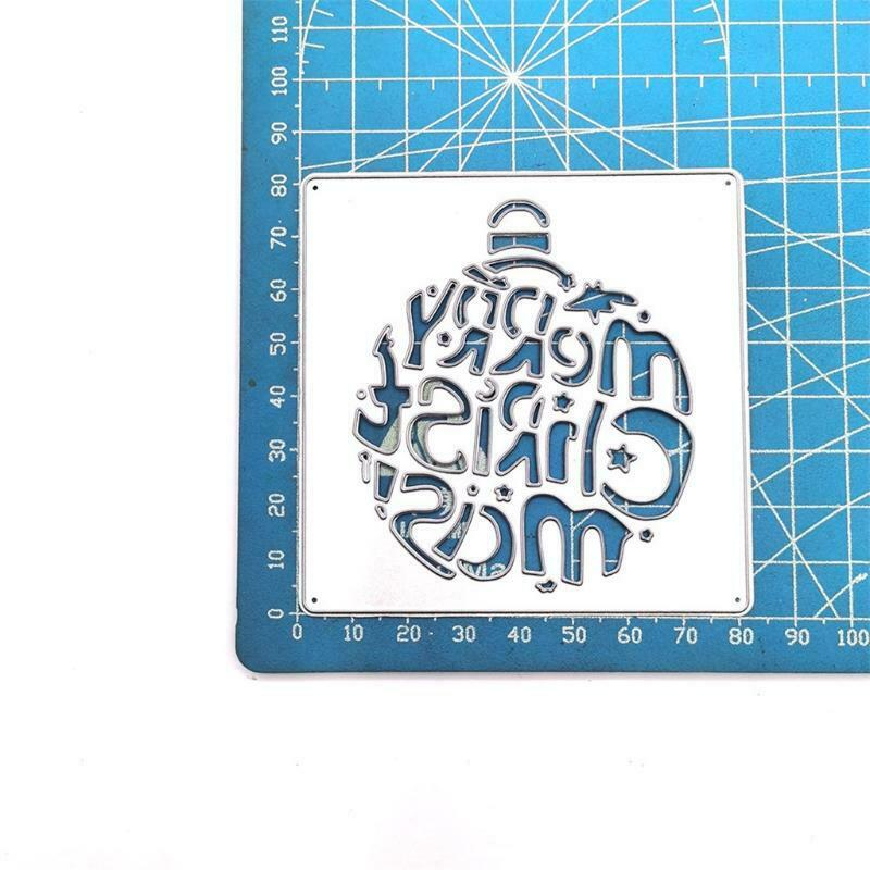Christmas Letter Metal Cutting Dies Stencil DIY Scrapbooking Album Paper Card