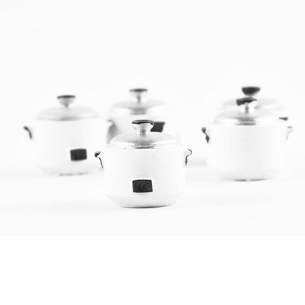 5x Mini Cooker Cookware Cooking Playset Kids Kitchen Pretend Play Toys