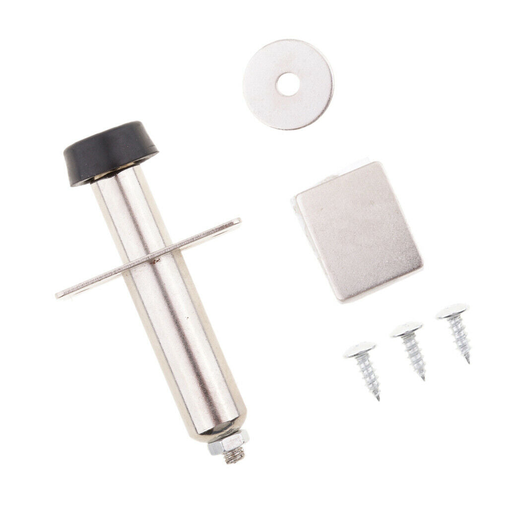 1 Set of Chrome Stainless Steel Door Poppers  Kits