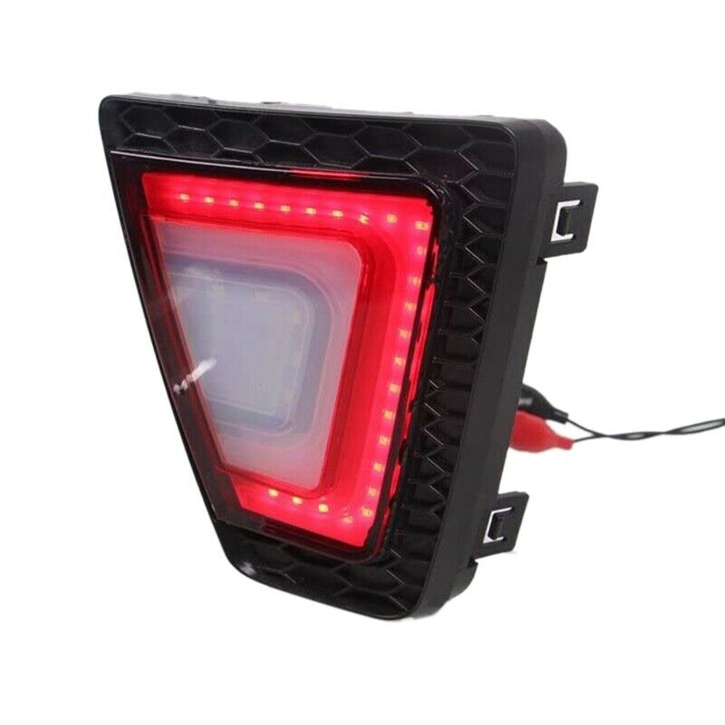 Car Red Lens Rear Bumper Reflector Light LED Brake Lamp for  Jazz/Fit 2014-2N6P7
