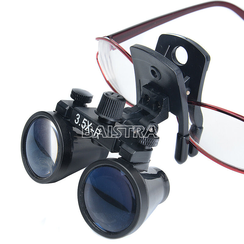 Clip on Medical Dental Clinic Surgical Binocular Magnifier Loupes 3.5X-R DY-110